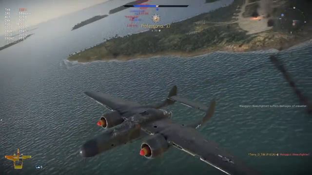 War Thunder P-61A1（AB&RB） смотреть онлайн