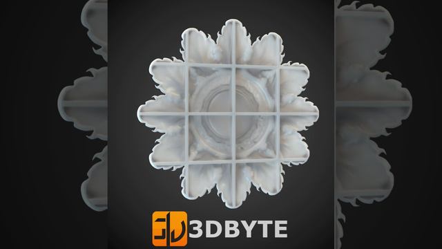 #3dmodel - Round #decor 48 || Круглый декор 48 #3dbyte  #3dprint