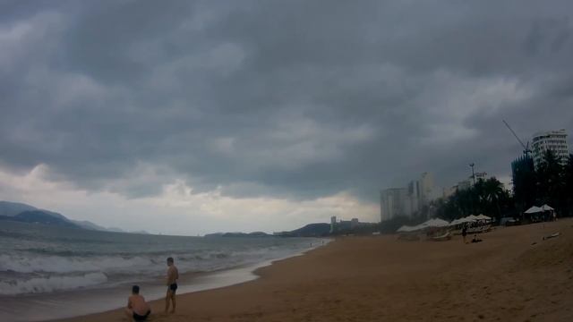 Вьетнам Нячанг 2018. Погода и море 3-го ноября в Нячанге. смотреть онлайн