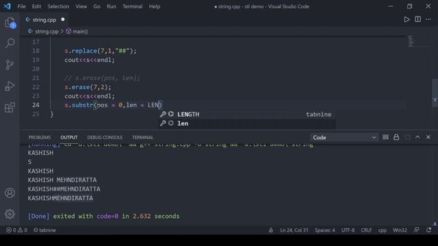 16) String || C++ STL || Standard Template Library смотреть онлайн