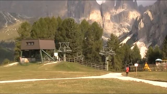 dolomiti di fassa - catinaccio - vigo di fassa - italia смотреть онлайн
