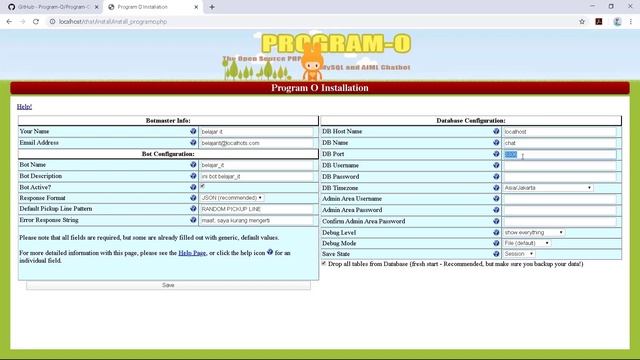 INSTALL DAN KONFIGURASI APLIKASI CHATBOT AIML смотреть онлайн