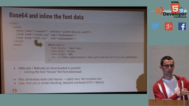 HTML5DevConf May 2014: Ilya Grigorik, Google: Making Web Fonts Fast(er) смотреть онлайн
