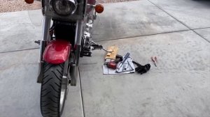 2003 Honda VTX 1800 Oil Change Spark Plugs and Air Filter