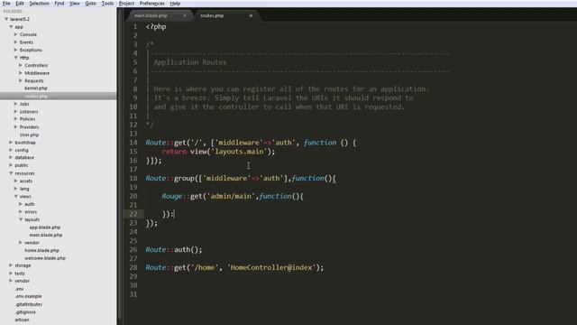 #Laravel 5.2 - Route | Tinker смотреть онлайн