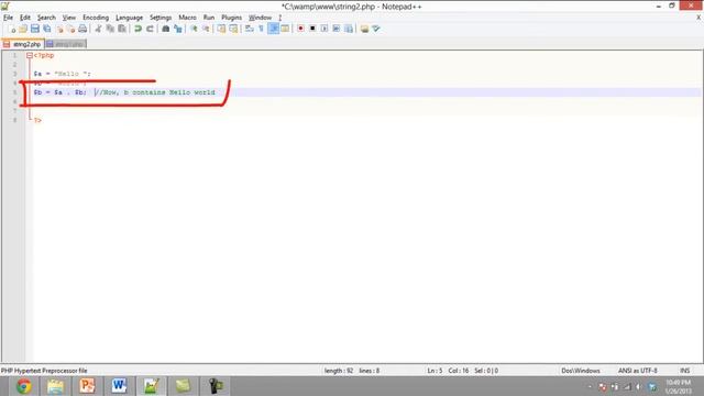 How to use Strings in PHP смотреть онлайн