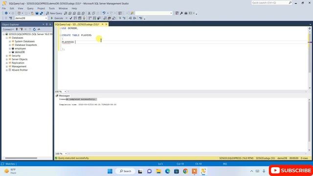 How to Create Database, Table, and Insert Data in SQL Server 2022 | Windows 10/11 смотреть онлайн