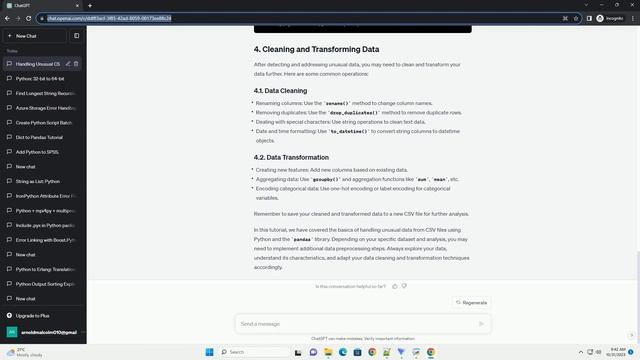 Unusual data from csv using python смотреть онлайн