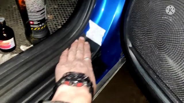 Накладки порогов, задних арок и заднего бампера Русская Артель из АБС пластика Kia Rio X-line/Rio 4 смотреть онлайн