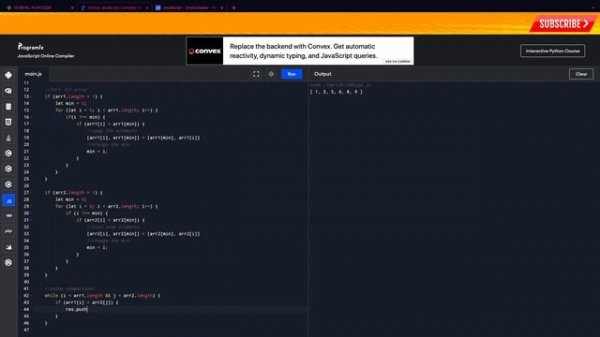 Javascript Sort Algorithms Slow Paced Tutorial - Pure Coding Vibes