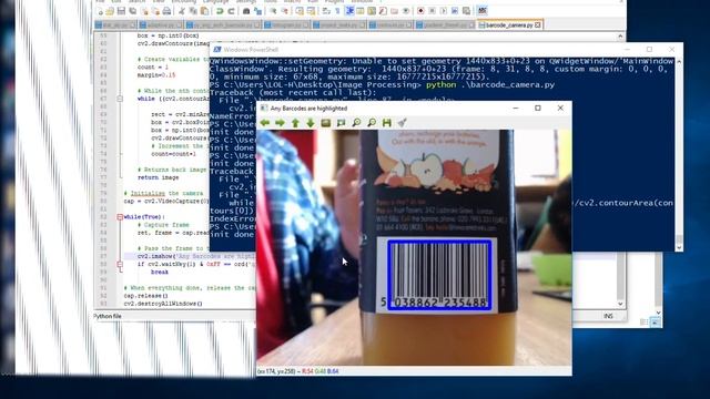 OpenCV Python Find Barcode Test 1 смотреть онлайн