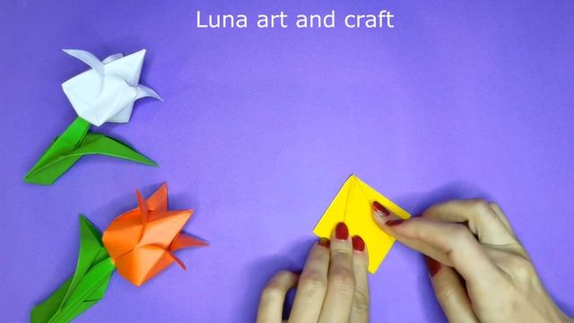 Открытка на 8 марта своими руками и как сделать тюльпан из бумаги  / Diy Mother's Day Gift Ideas