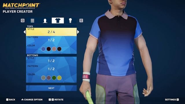 Matchpoint - Tennis Championships - Character Customisation смотреть онлайн