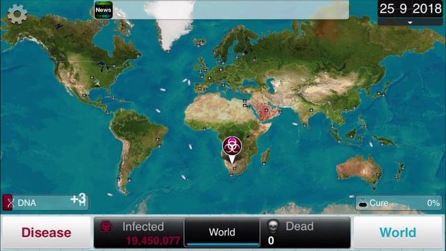 [Plague Inc.] Bacteria (Mega Brutal) in 2:35 (Former World Record) смотреть онлайн
