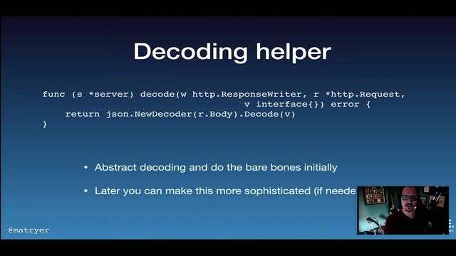 Mat Ryer - How I write HTTP services after eight years (29th July 2020 - Golang Bristol) смотреть онлайн