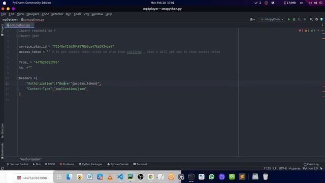 send SMS to phones using python смотреть онлайн