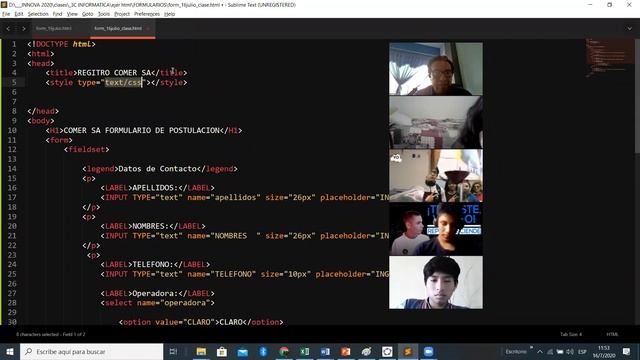 HTML- FORMS - fieldset (formularios agrupando elementos) e introducción a Css смотреть онлайн