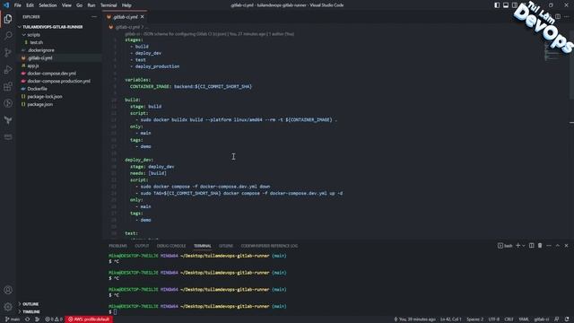 [CI/CD #1] GitLab CI/CD - Hands-on setup CI/CD pipeline смотреть онлайн