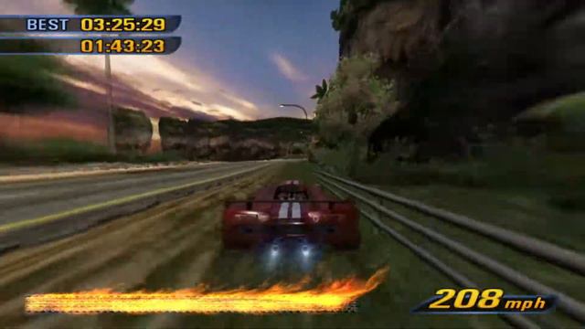 Burnout 3 - Tropical Drive Westbound Fast Lap - 3:25.46 смотреть онлайн