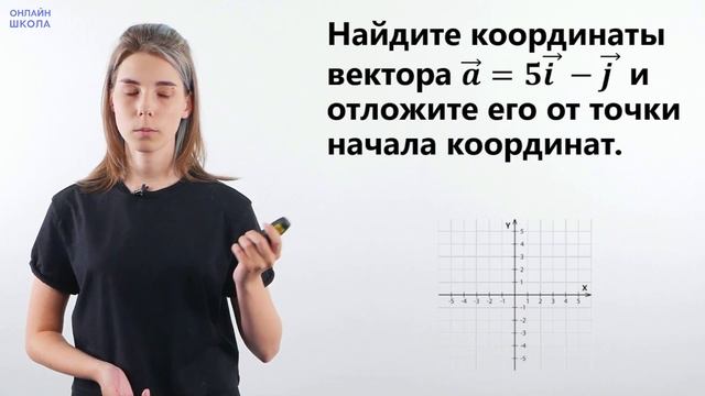 Разложение вектора по двум неколлинеарным векторам. Урок 4. Геометрия 9 класс смотреть онлайн