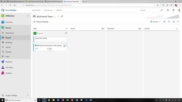 Using Azure Boards with GitHub | DevOps Lab смотреть онлайн