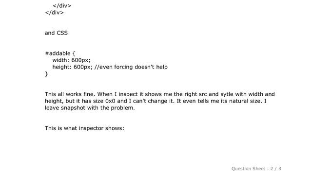HTML : IMG has 0x0 pixels when src added with jQuery смотреть онлайн