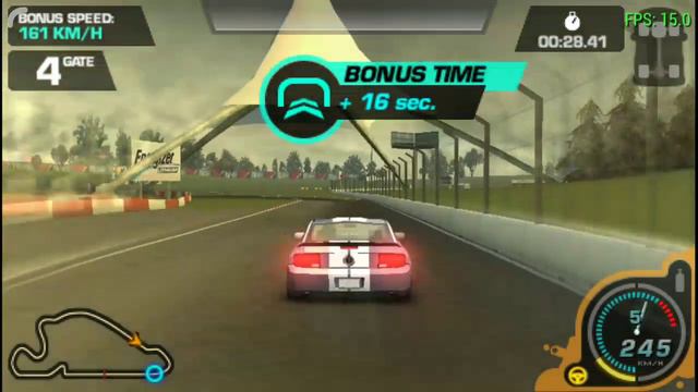Need For Speed ProStreet PSP Shelby GT500 2007 Test Drive смотреть онлайн