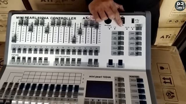 Mini Pearl 1024 DMX Controller/ DJ Light Mixer/ Unboxing and Overview/ By ATi pro @DJGuruji смотреть онлайн