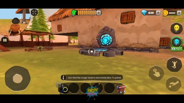 Scary Teacher Stone Age 2.3 New Update Using Portal teleport to Mud Pool | Chapter 1 смотреть онлайн