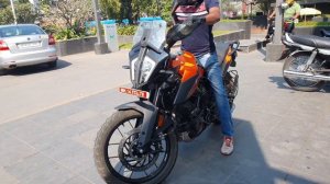 KTM 390 Adventure seat height for 5'7"