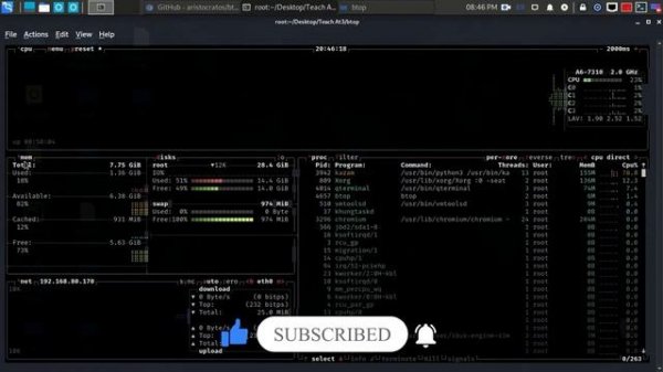 Linux System Monitoring Tool - Btop