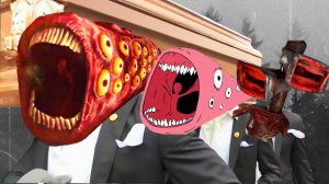 Train Eater vs Siren Head - Coffin Dance Song (COVER)