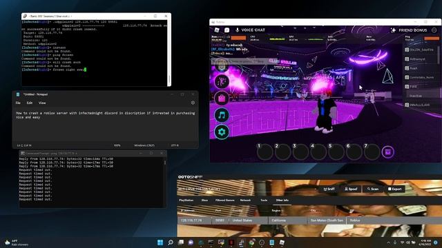 HOW TO CRASH ROBLOX GAME SERVERS 2022 WITH INFECTEDNIGHT SHOWCASE смотреть онлайн