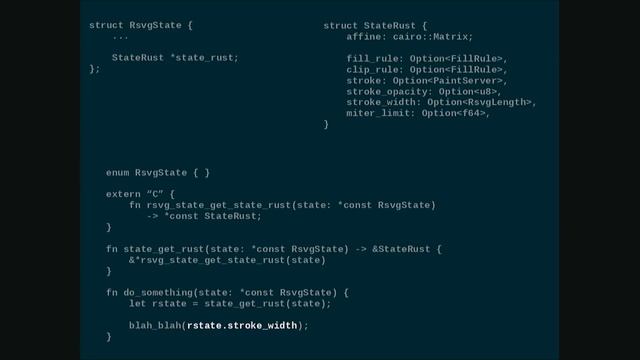 GUADEC 2018 - Federico Mena Quintero - Patterns Of Refactoring C To Rust