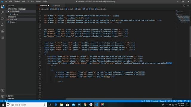 how to make a simple calculator using JavaScript смотреть онлайн