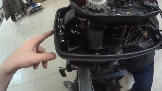 Лодочный мотор Zongshen 9.9 поломался. смотреть онлайн