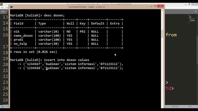 php dan mysql : query tambah data, penanganan error, select dan ordering смотреть онлайн