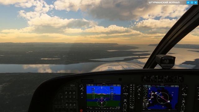 Полет по ориентирам. Исландия. Хоульмавик-Исафьордюр (BIHK-BIIS). MICROSOFT FLIGHT SIMULATOR 2020 смотреть онлайн