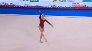 Арина Аверина лента  художественная гимнастика Гран При Москва 2021 финалы