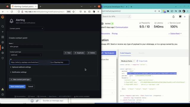 HOW TO: send grafana alerts to whatsapp group. смотреть онлайн