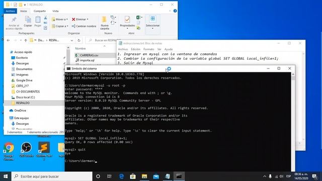 MYSQL8 LOAD DATA смотреть онлайн