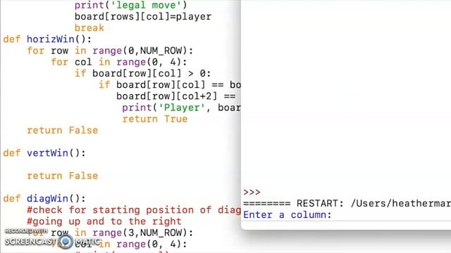 Creating a Connect 4 Game in Python - Part 5 смотреть онлайн