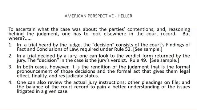 En4s - The American perspective on res judicata - Thomas Heller смотреть онлайн