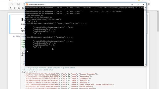 Creating mongodb, collections and indexes in mongo смотреть онлайн