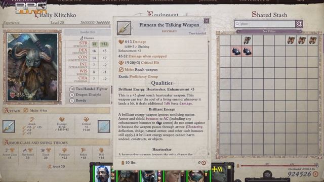 OP VITAL TWO HANDED Build Guide - PATHFINDER WRATH OF THE RIGHTEOUS смотреть онлайн
