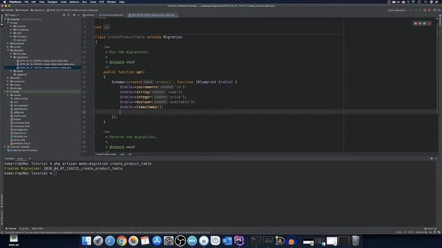 Laravel Tutorial für Anfänger | #7 Migrations смотреть онлайн