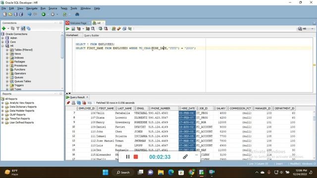 SQL query to find employees date of joining|In which year employees joined finding using SQL query| смотреть онлайн