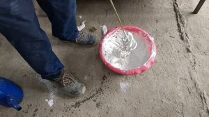 Лайфхак, штукатурка с помощью пакета.