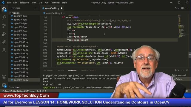 AI for Everyone LESSON 14: HOMEWORK SOLUTION Understanding Contours in OpenCV смотреть онлайн
