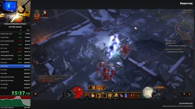 Diablo III: Reaper of Souls - Any% NG+ Crusader Speedrun in 50:10 смотреть онлайн